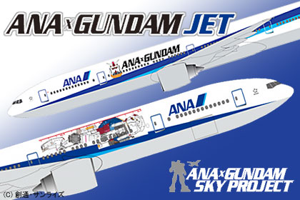 ガンプラ発売30周年記念「ANA×GUNDAM JET」就航