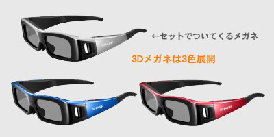 「AQUOS クアトロン3D」は利用者に優しい機能満載！