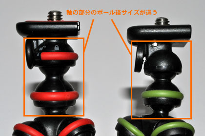 カメラ用クネクネ三脚「CAMERA TRIPOD」と「ゴリラポッド（Gorillapod）」の違いって？