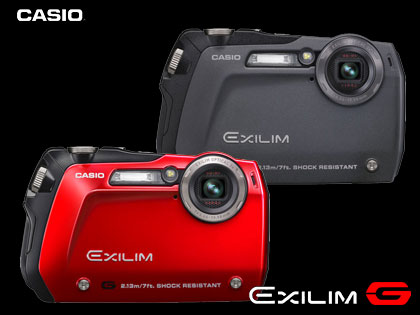 「G」を冠したEXILIM、耐衝撃・防水「Exilim G（EX-G1）」