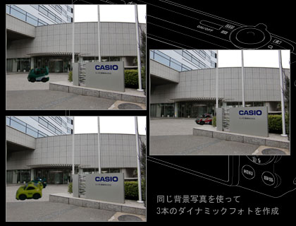 「CASIO（カシオ） EXILIM ZOOM EX-Z400」モニター日記-2：ダイナミックフォトで簡単動画作成！