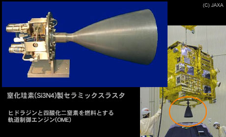 CEATEC 2010:金星探査機「あかつき」のスラスターはセラミック製