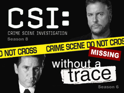 「CSI」がシーズン8で「WITHOUT a TRACE」とクロスオーバー