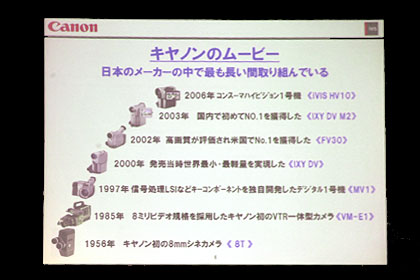 記録ではなく『記憶』を残すカメラ、Canon「iVIS HF21」