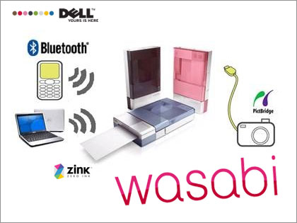 「DELL Wasabi PZ310」はPOGOと同じzinkテクノロジーでインク不要のモバイルプリンタ