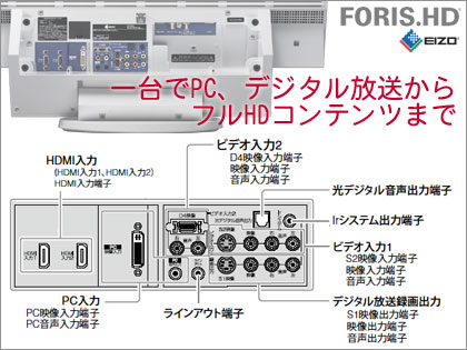 EIZO（ナナオ）の「FORIS.HD」が値下げ！