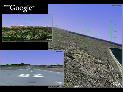 Google Earth Flight Simulator