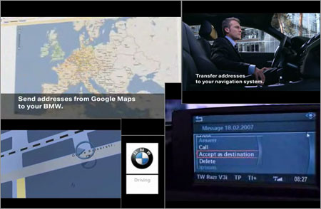 Google Maps Send to BMW