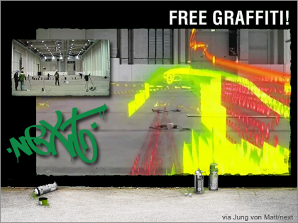 nextwall free-floating graffiti 仮想空間のGRAFFITI ART