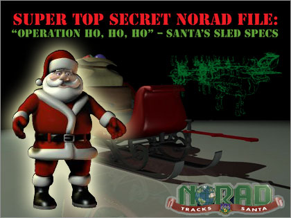 NORAD TRACKS SANTA 2007 は Google Earthでのサンタ追跡