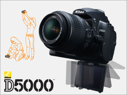 「Nikon（ニコン） D5000」発表！ バリアングル液晶モニターでデジイチ入門機にも最適