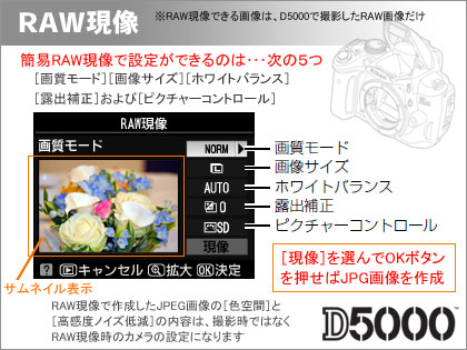 「Nikon D5000」の編集機能、動画機能にヤラレタ