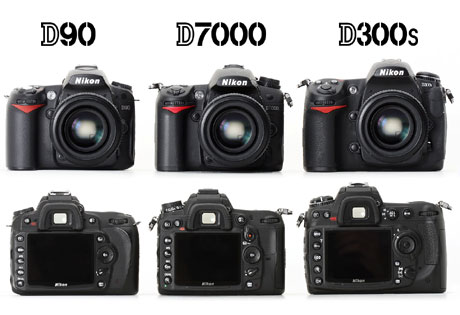 Nikon「D7000」と「D90]「D300s」の仕様を比べてみた