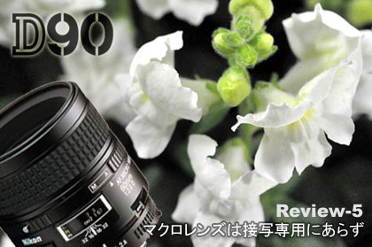 Nikon「D90」モニター日記-5：マクロレンズは接写専用にあらず