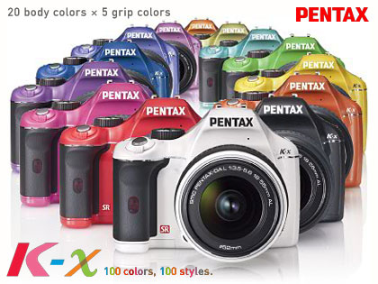 PENTAX「K-x」100colors,100styles.