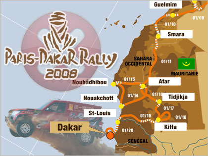 「パリダカ（ダカール・ラリー）」中止！ Paris Dakar rally cancel