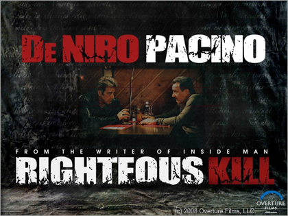 「RIGHTEOUS KILL」、デ・ニーロとアル・パチーノ三度目の共演作