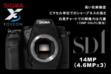 Foveon X3イメージセンサを搭載した「SIGMA SD1」が凄い！