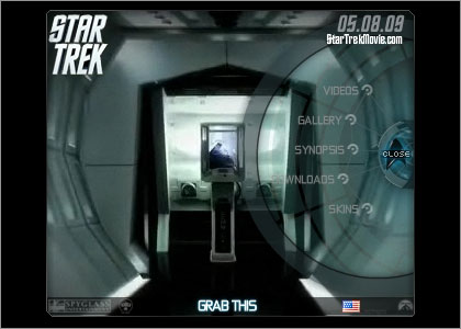 official STAR TREK widget