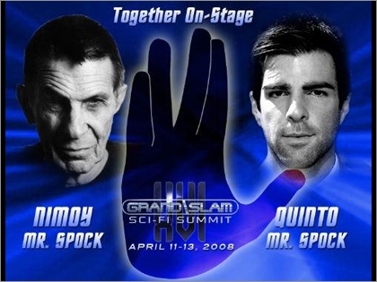 「Grand Slam XVI THE SCI-FI SUMMIT 2009」に新旧二人のスポックが登壇！