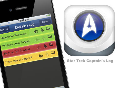 iOS4用の「STAR TREK」のゲームアプリ登場！[STAR TREK CAPTAINS LOG]