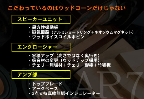 「EX-AR7」は木で作られた原音を忠実に再現する楽器 (2)