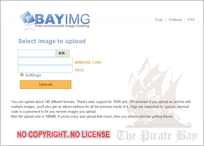 bayimg The Pirate Bay