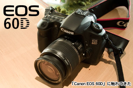 「Canon EOS 60D」に触れてきたぞ（始めてのキヤノン）