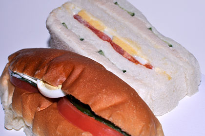 ニコタマの「藤屋ベーカリー」のサンドイッチにハマってます