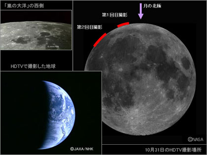 月探査衛星「かぐや」 HDTV映像
