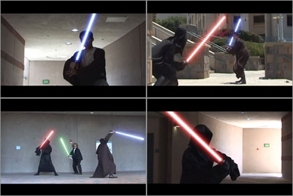 STARWARS light saber battles