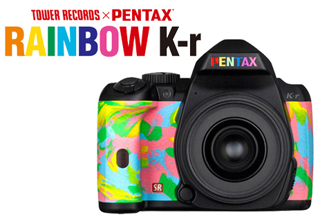 「TOWER RECORDS × PENTAX RAINBOW K-r」300台限定コラボモデル発売