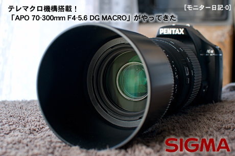 テレマクロ機構搭載、SIGMA「APO 70-300mm F4-5.6 DG MACRO」がやってきた