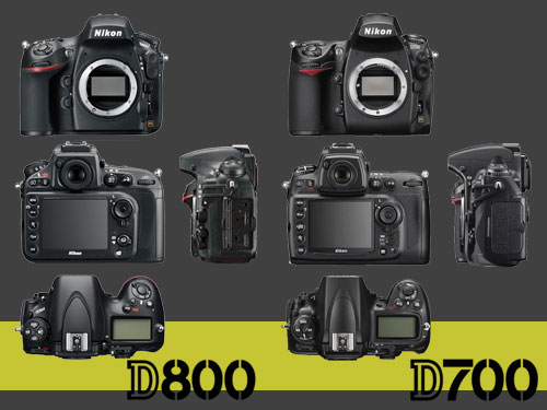 「Nikon D800」「Nikon D800E」発表！「D700」と仕様比較