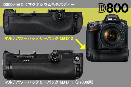 「Nikon D800」「Nikon D800E」発表！「D700」と仕様比較