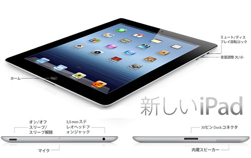 新しいiPad発表！でもって新旧スペック比較～