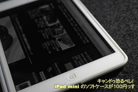 iPad mini，iPhone5のケースやアクセサリーも100円！？（これで100円シリーズ）