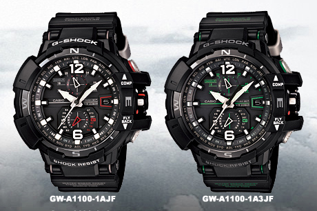 方位が計測できるG-SHOCK「GW-A1100」登場