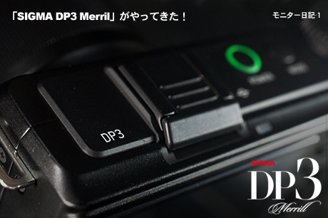 「SIGMA DP3 Merrill」がやってきた！やっぱ DP3 Merrillすげぇ（モニター日記-1）