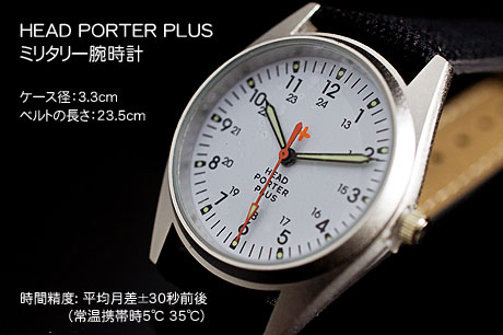 smart 2014年2月号 付録「HEAD PORTER PLUS ミリタリー腕時計」ゲット